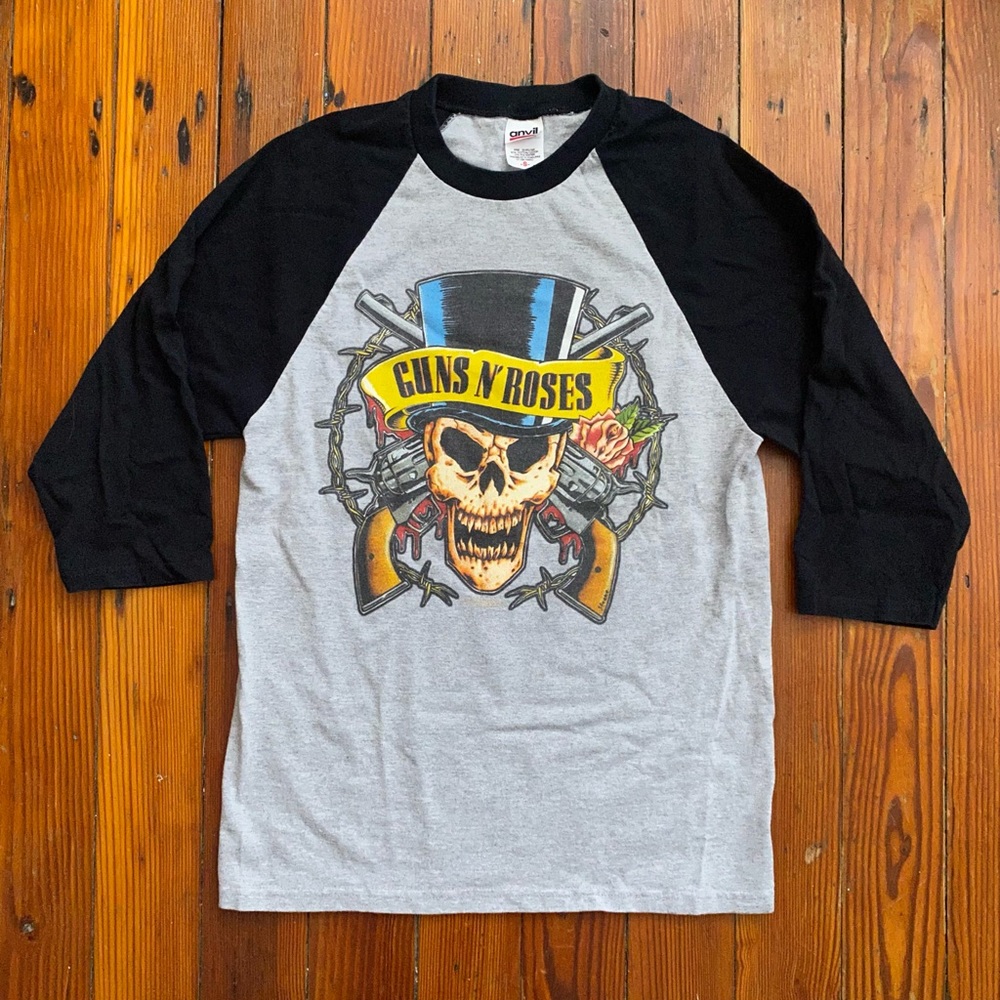 Guns N’ Roses retro raglan t